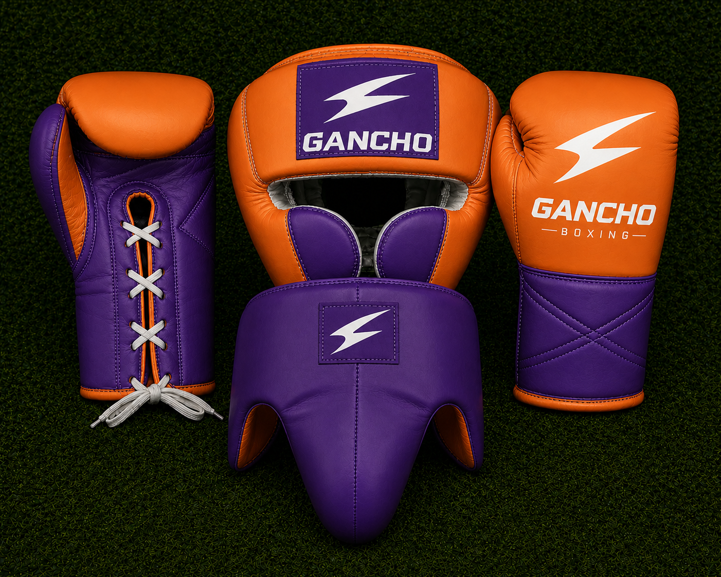 Bloodline Elite Sparring Kit -ORANGE AND PURPLE MATTE