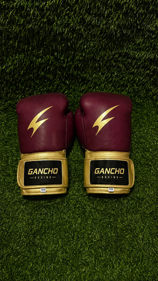 Underdog Boxing Gloves- BURGUNDY AND GOLD