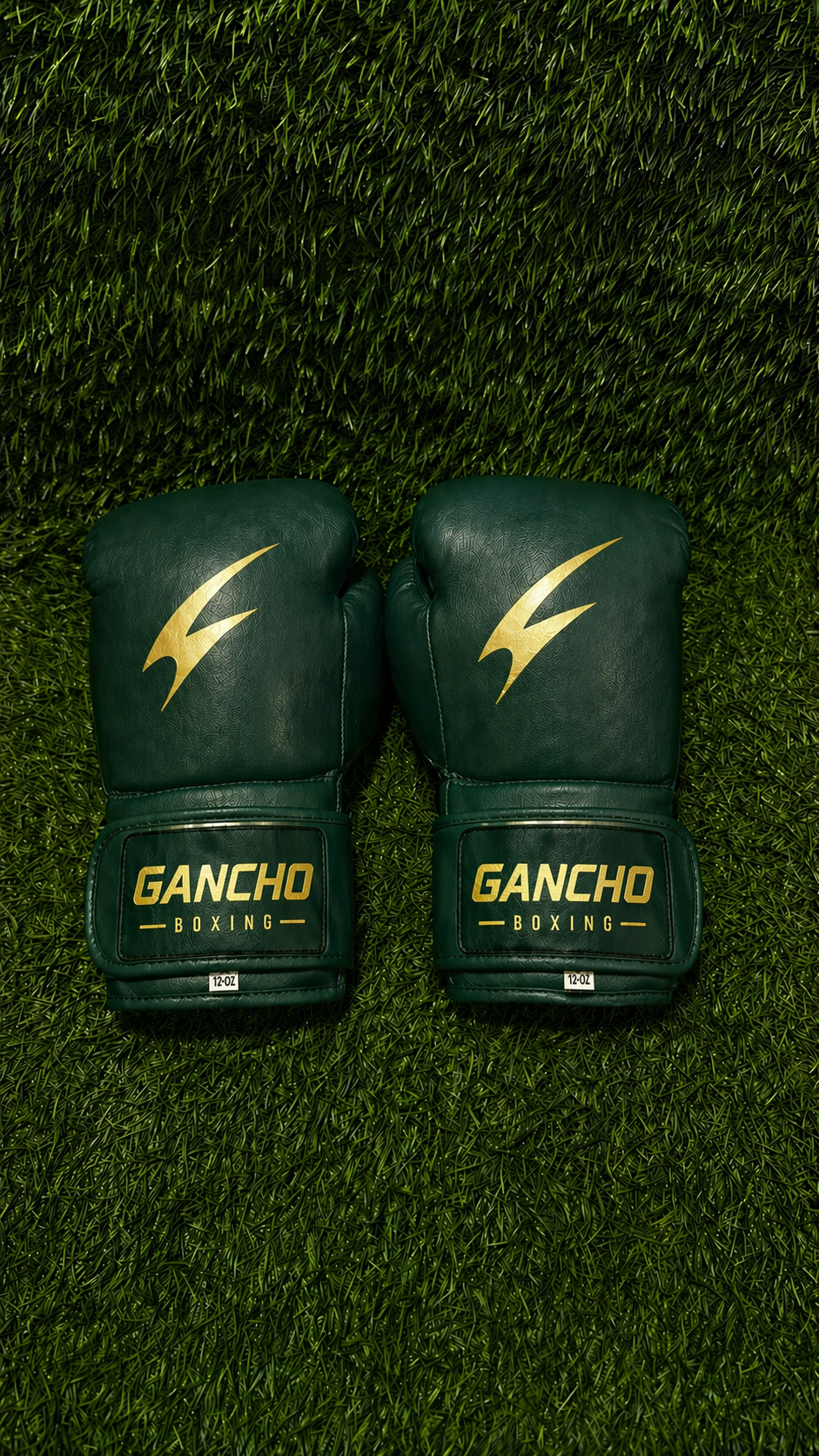 Underdog Boxing Gloves- DARK GREEN WITH GOLD