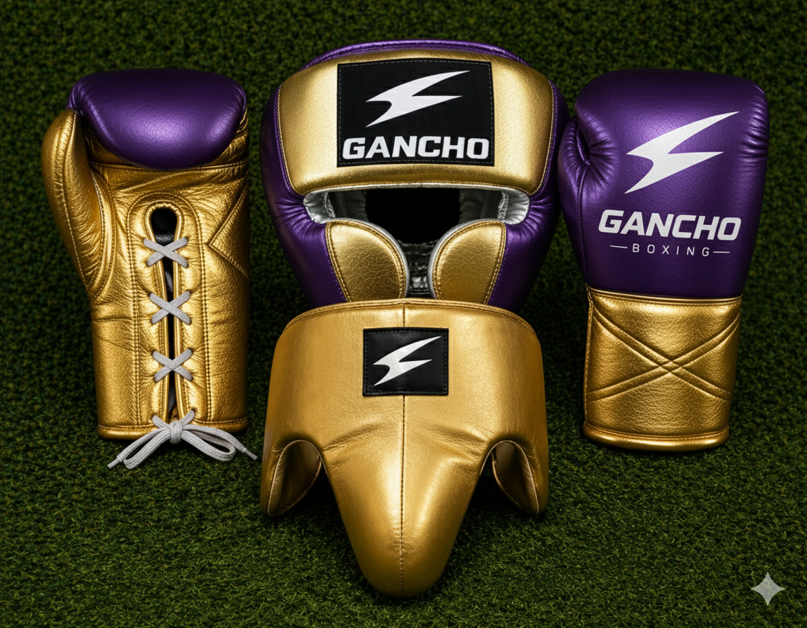 Bloodline Elite Sparring Kit - GOLD AND PURPLE