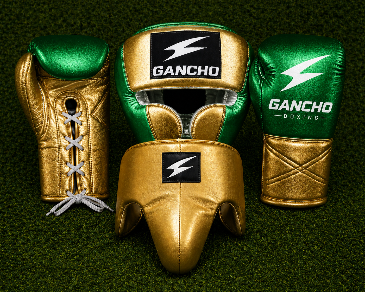 Bloodline Elite Sparring Kit -GOLD AND GREEN