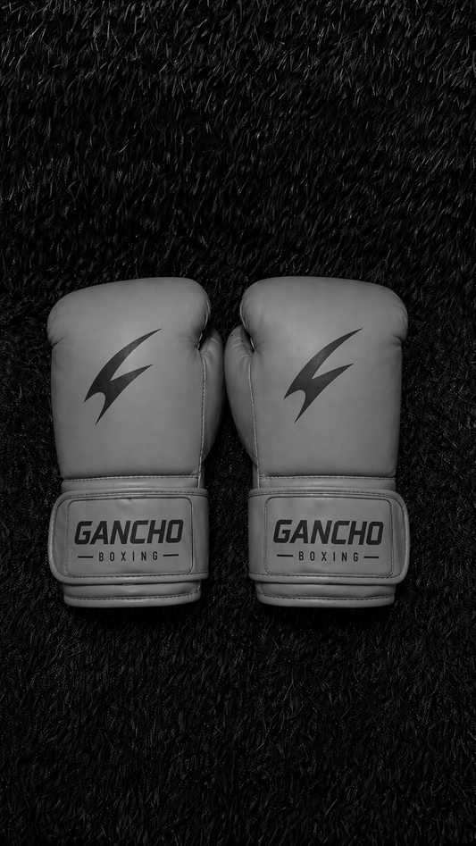 Underdog Boxing Gloves- GREY WITH BLACK