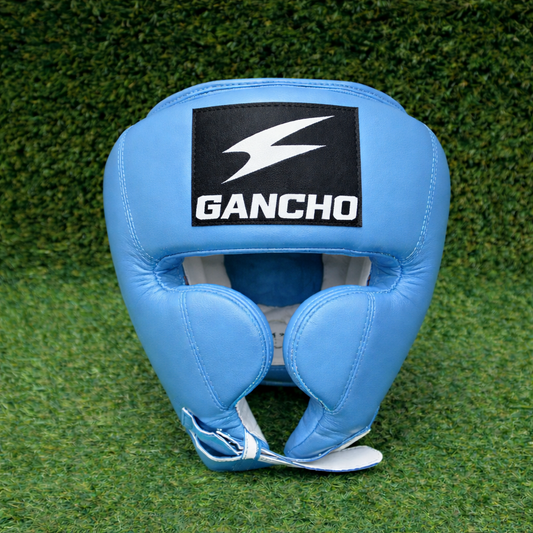 Gancho Elite Headgear –BABY BLUE AND WHITE