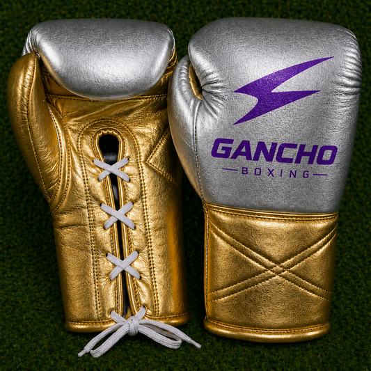 Bloodline Elite Gloves- METALLIC GOLD AND METALLIC SILVER
