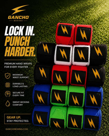 Gancho Boxing Mexican Style Handwraps – 210”