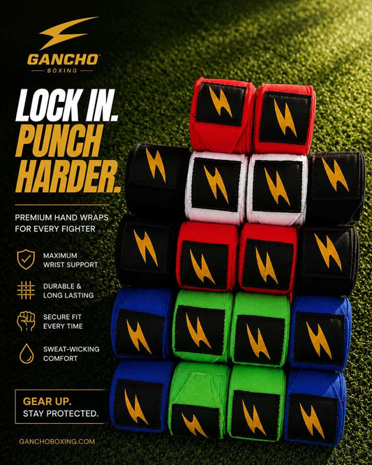 Gancho Boxing Mexican Style Handwraps – 210”