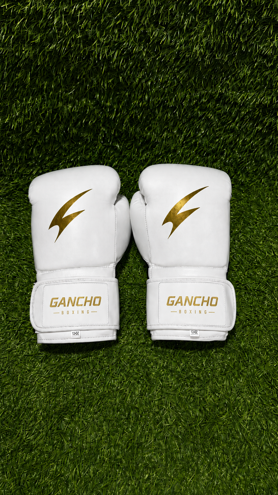 Underdog Boxing Gloves- WHITE AND GOLD
